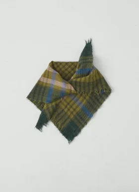 Pantry Check Boiled Wool Scarf