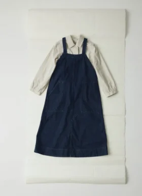 Patch Pocket Denim Dungaree Dress