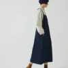 Patch Pocket Denim Dungaree Dress