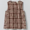 Patchwork Stripe Block Print Top