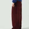 Pleat Front Organic Cord Pants