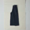 Pleated Wrap Denim Culottes