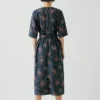 Provencal Paisley Print Cotton Poplin Dress