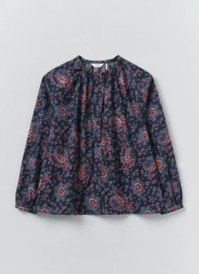 Provencal Paisley Print Cotton Poplin Shirt