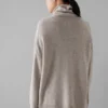 Roll Neck Wool Cashmere Sweater