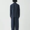 Running Stitch Cotton Linen Blazer