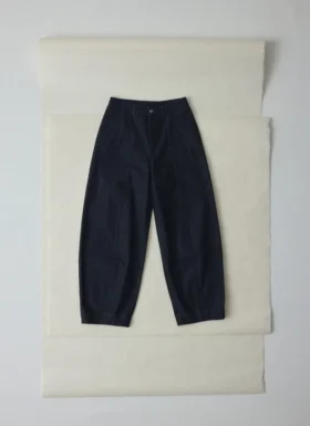 Sculpted Indigo Denim Pants