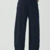 Sculpted Indigo Denim Pants