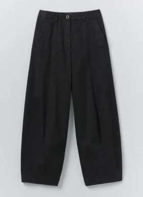 Sculpted Organic Cotton Twill Pants