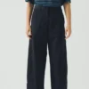 Sculpted Organic Cotton Twill Pants
