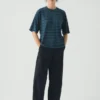 Sculpted Organic Cotton Twill Pants