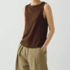 Sian Garment Dyed Organic Cotton Tank Top