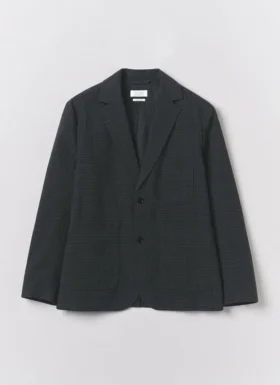 Sketch Check Cotton Wool Jacket