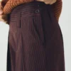 Stripe Fisherman Cotton Pants