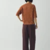 Stripe Fisherman Cotton Pants