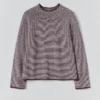 Stripe Linen Cotton Sweater