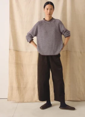 Stripe Linen Cotton Sweater