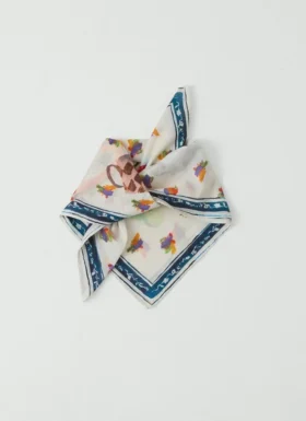 Table Setting Print Cotton Bandana