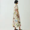 Table Setting Print Cotton Dress