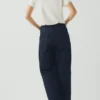 Tapered Indigo Denim Pants