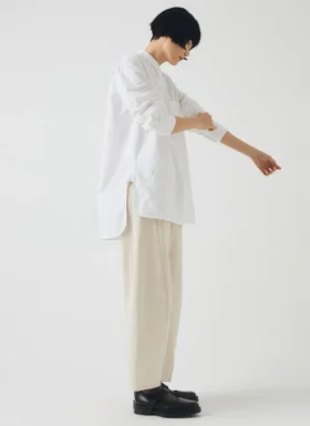 Taro Cotton Oxford Long Shirt