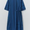 Tea Towel Stripe Cotton Dress