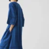 Tea Towel Stripe Cotton Dress