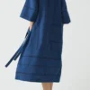 Tea Towel Stripe Cotton Dress