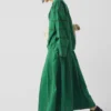 Tea Towel Stripe Cotton Skirt