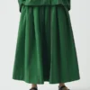 Tea Towel Stripe Cotton Skirt