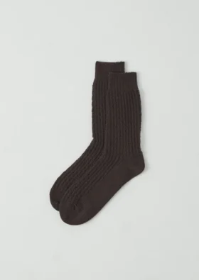 Textured Cotton Sock