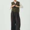 V Neck Wool Cashmere Tank