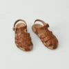 Vibae Leather Fisherman Buckle Sandals
