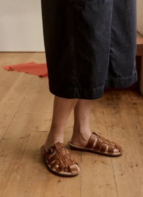 Vibae Leather Fisherman Sandals