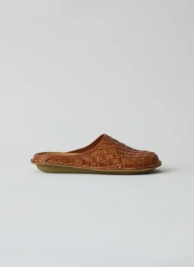 Vibae Roma Leather Woven Mules