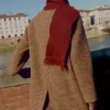 Vibrant Check Wool Overcoat