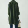 Waxed Cotton Trench Coat