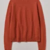 Wool Cashmere Crew Neck Sweater