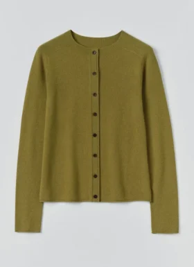 Wool Cashmere Neat Cardigan